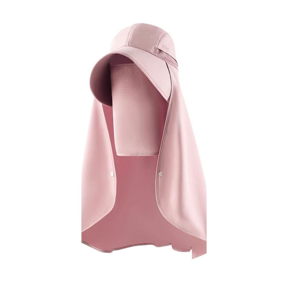 Wide Brim Mountaineering Hat Detachable Mask Women Sun Hat Simple Shawl Fisherman Hat  Outdoor