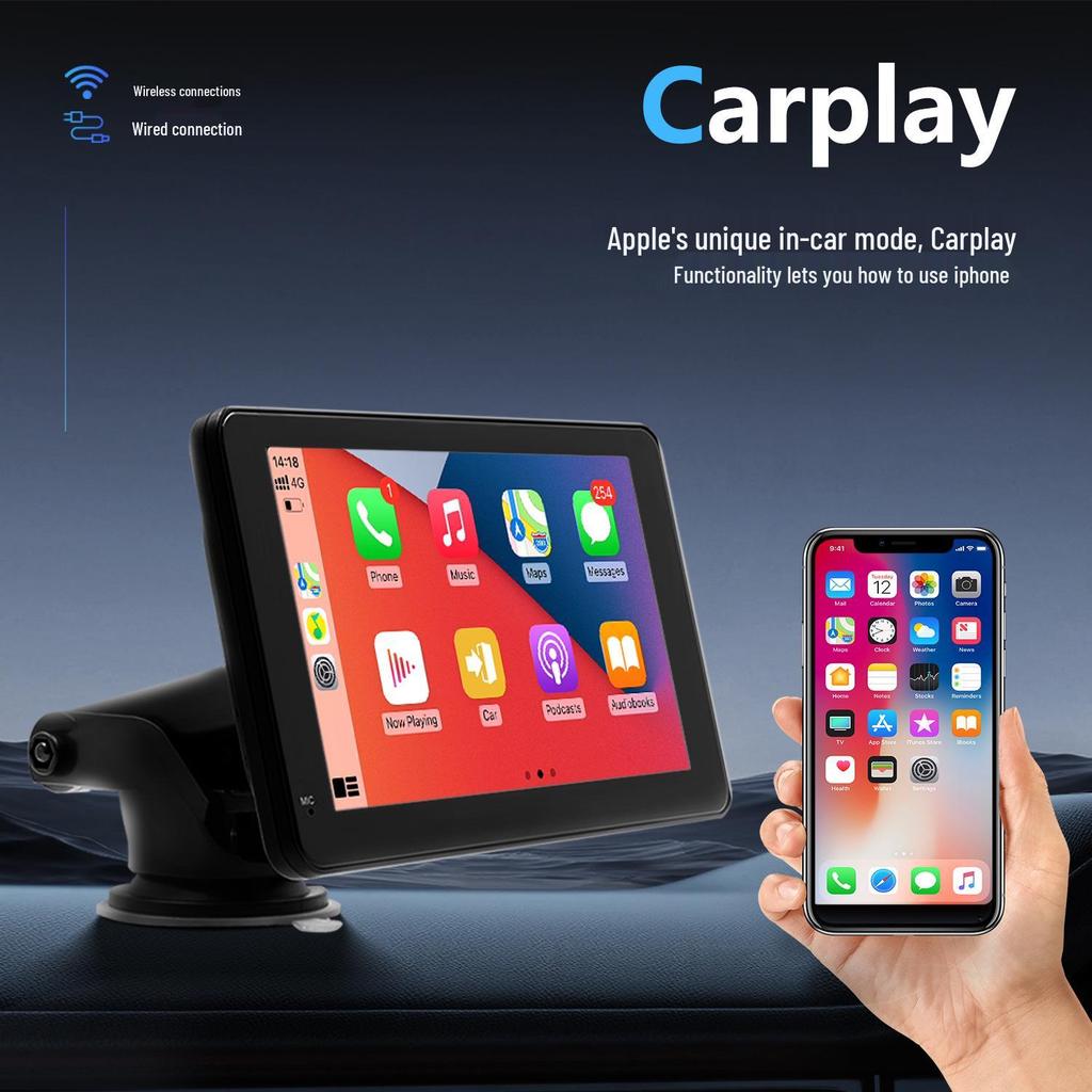 Ecran Wireless CarPlay de 7 inch - Exclusiv Transfrontalier