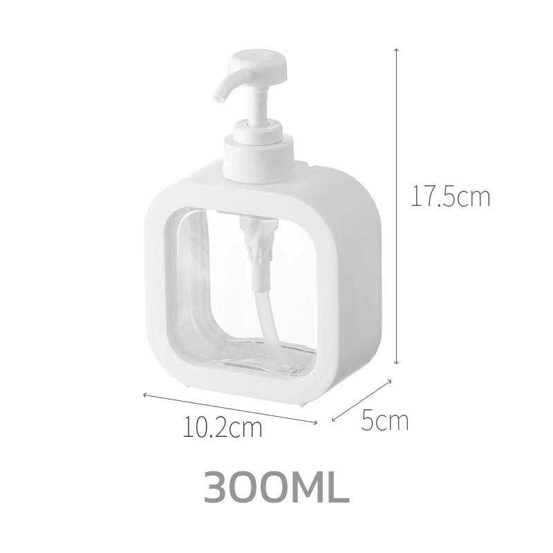 300/500ML průhledná dávkovací láhev Koupelnový dezinfekční prostředek na ruce Lisovací lahvička Visual Lotion Dávkování Prázdná láhev