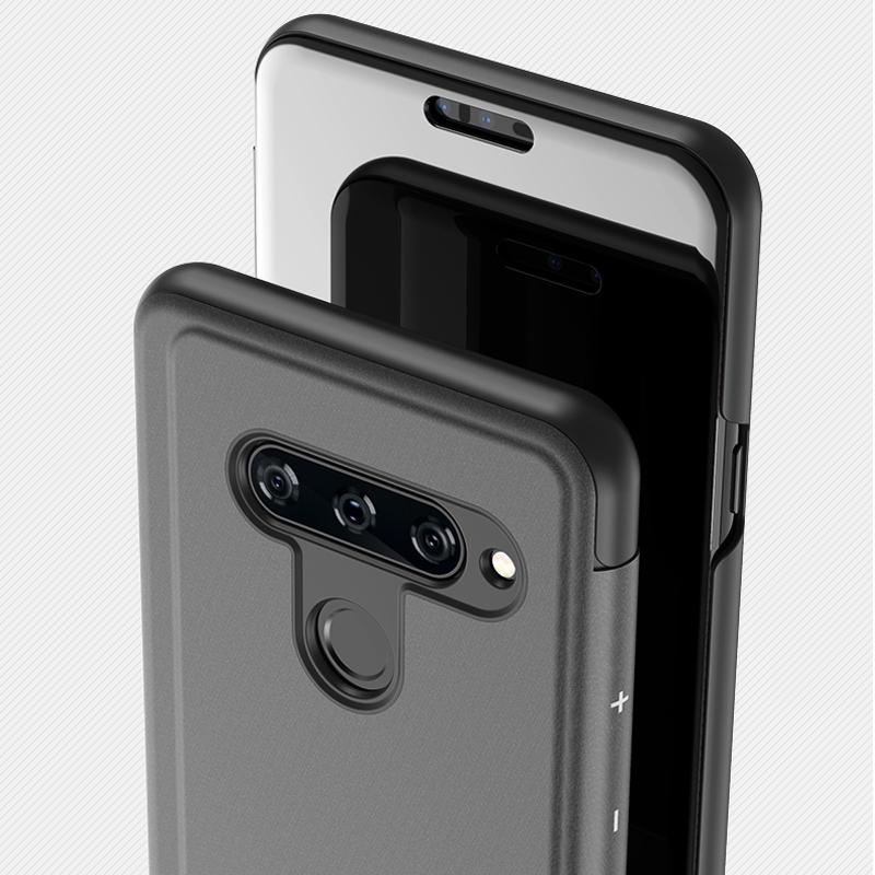 KAIBSEN Protezione Per Fotocamera In Vetro Temperato Per LG G8/G7/G5/G6, V40/V30/V20/V10, 2 Pezzi, Trasparente - 4
