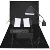 Day and Night - Day and Night Photo Studio Kit with Lights and Background Set