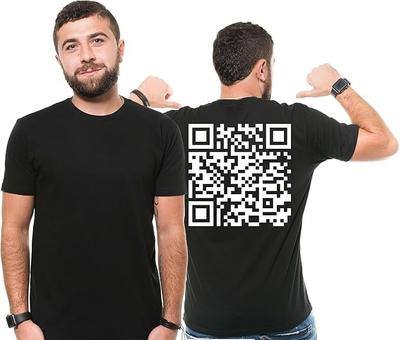 Trump Tanz QR Code Lustig DJT Präsident Tanzendes T-Shirt Unisex T-Shirt