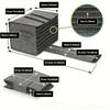 Kitchenware plate, felt storage bag, picnic and camping portable storage box, cup and bowl compartment-organized storage box