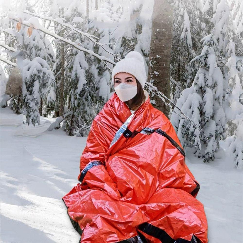 Reusable Survival Sleeping Bag Waterproof Thermal Blanket Emergency Sleeping Bag  Camping