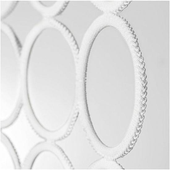 Scarf Ring Hanger, Ties Organizer Rack 28.25", Closet Organizer, Space Saving Hanger for Scarves, Belts, Tank Tops, Accessories - 18 Large Rings