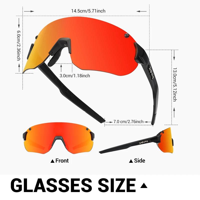 Kapvoe Photochrome Leichte Radsportbrille Herren Randlose Sonnenbrille Rennrad MTB Fahrrad Fahren Sport Damen Brillen UV400