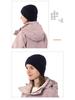 Winter Rabbit Down Core Knitted Hat for Women - Windproof, Warm, Breathable, with Large Brim - Perfect for Students and Couples