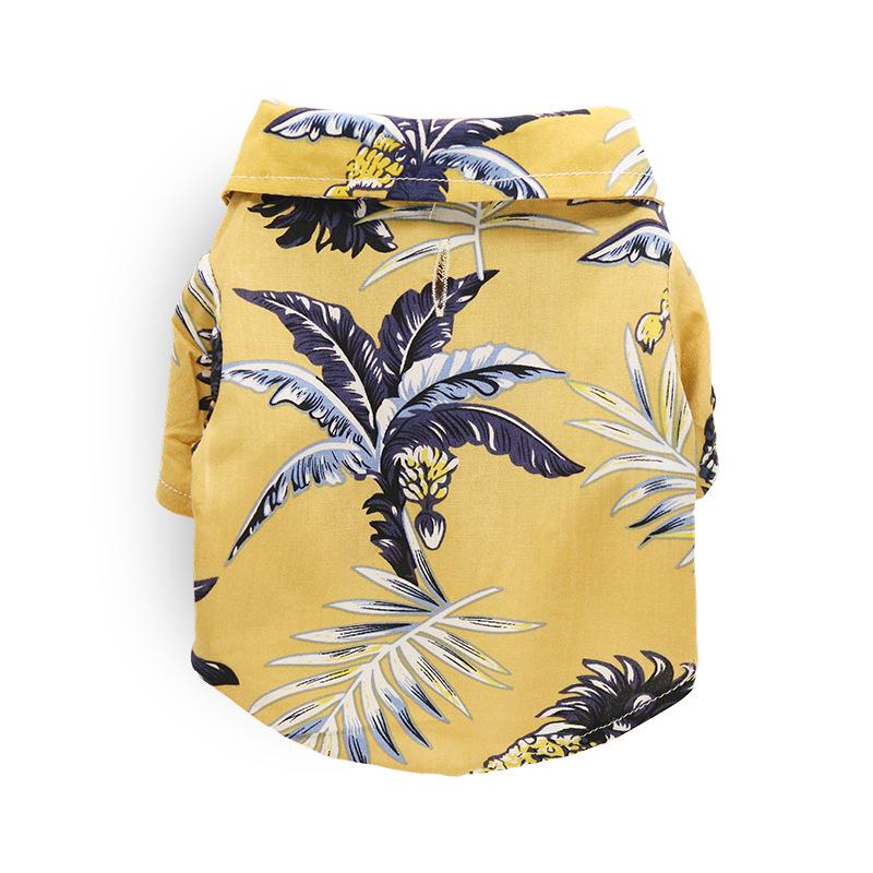 Hawaiian Style Summer Pet Shirt for Small To Medium Cats & Dogs: Pomeranian, Bichon, Teddy, Garfield, British Shorthair
