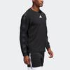 adidas Printed Logo Crewneck Long Sleeve T-Shirt Men Tops Black DU1037