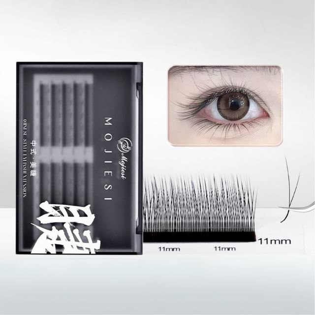 Mogugu - C Curl Multipack False Eyelashes (Various Designs) Black - 1.2cm