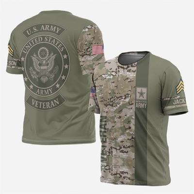 US-T-Shirt für Männer, rundum bedruckt, Camouflage-Grafik-T-Shirts, kurzärmelige T-Shirts, übergroße Herrenbekleidung, Tops, Outdoor-Streetwear