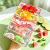 Transparent Fruit Squishy Toy Slow Rebound Fruit Jelly Stick Fruit Ice Cube Squishy Toy  Party