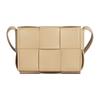 Mini-Kassetten-Tasche Porridge/Gold Damen-Taschen Tan 666688-VMAY1-9776