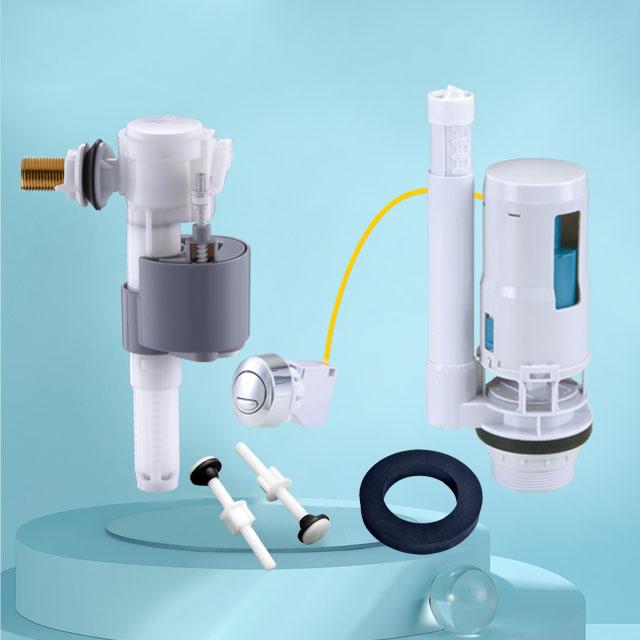 Flush Repair Kit Tank Cistern Brass Plastic Thread Toilet Fittings Mechanism Flushing Valve