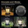 LED Retro USB Wiederaufladbare Campinglaterne Dimmbares Warmweißes Licht
