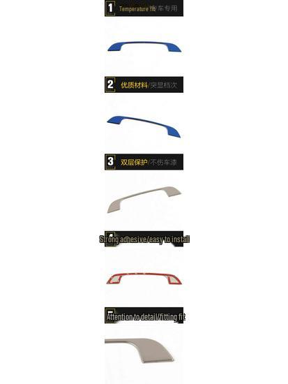 IX35 Mittelkonsole Edelstahl U-förmige Zierleiste für Parklichtschalter