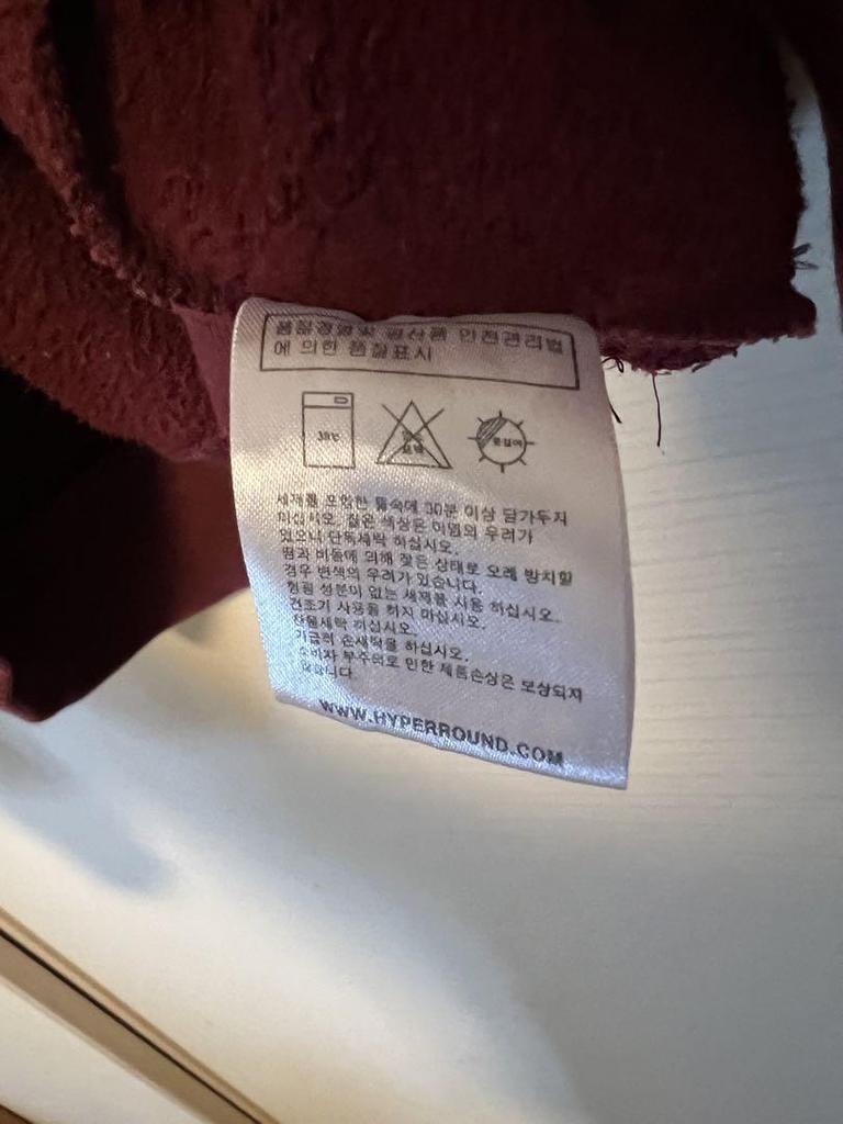 [USED] TWICE Sana Betty Boop NS+K Red Long Sleeve Hoodie, Size M