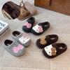 2025 Winter New Arrivals: Kids' Fluffy Cotton Cartoon Slippers - Warm, Non-Slip, Trendy Birkenstock for Babies