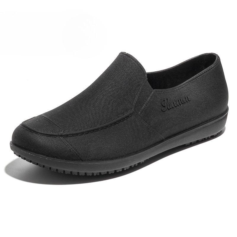 

Low Wear to Work Slip-on Round Toe Male Shoes 2026 Gumboots Garden Wear-resistant Galoshes for City Adult New Men s Rain Boots 39