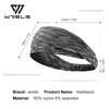 WRELS Elastic Sports Headbands Cycling Jog Tennis Anti Breathable Sweating Band Unisex Soft Smooth Outdoor Fitness Yoga Hoop