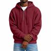 Herren Hoodie mit halbem Reißverschluss für Herbst und Winter, Lässiges Kapuzensweatshirt für den Alltag und Outdoor-Aktivitäten