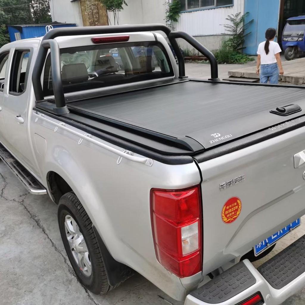 Universal Waterproof Roll-Up Truck Bed Cover - Anti-Theft, Fits Multiple Models