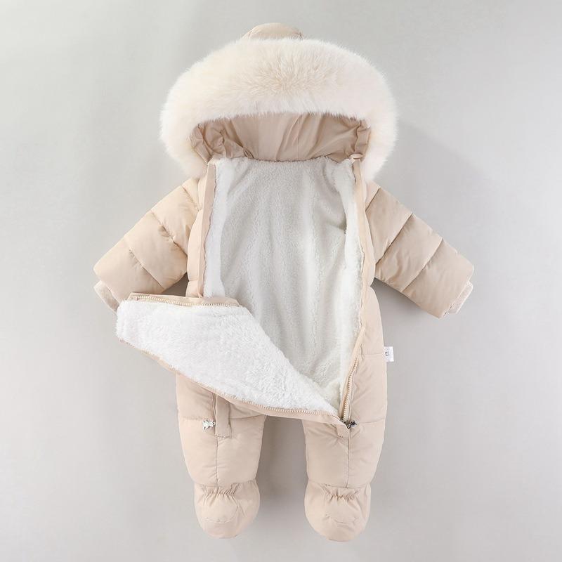 Winter Infant Baby Boys Girls Coat Warm Outwear Hooded Puffer Jacket Jumpsuit Fall Clothes