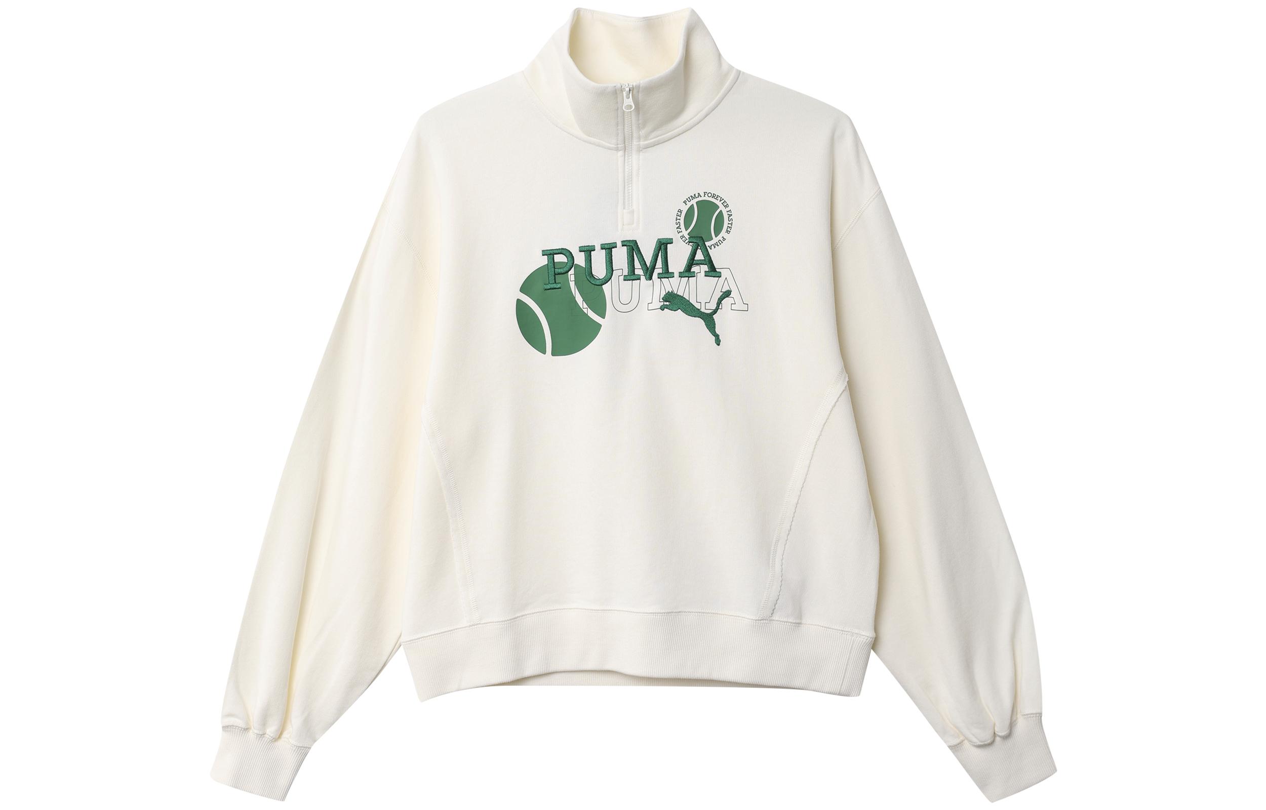 PUMA Свитшоты Rebel Женские Белый Водолазка Умеренный Другое 622962-65 M