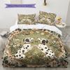Biancheria da letto con motivo dalmata sull'erba Decorazione per la casa Regalo di compleanno (1 * copripiumino + 2 * federa, senza nucleo)