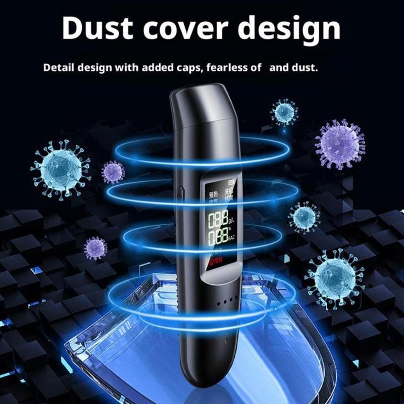 Compact Alcoholic Tester Featuring Fast Non Contact Detection USB Charging for Easy Alcoholic Testing Portable Breathalyzer