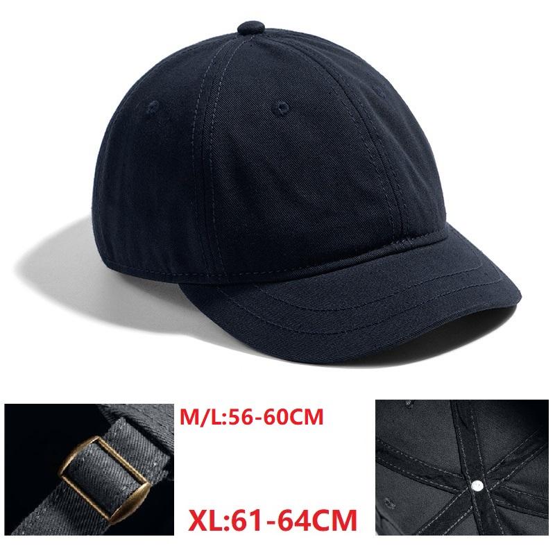 

Oversize XXL Baseball Caps Adjustable Dad Hats Short Bill for Big Heads 58-60cm 60-65cm Extra Large Low Profile Golf Hats XL 60cm-65cm