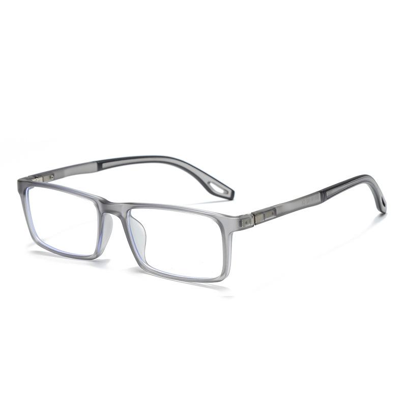 Fashionable Spring Hinge Sports Glass Frame Ultralight  Silicone Anti Slip Glasses Legs Versatile Glasses For Men And Women