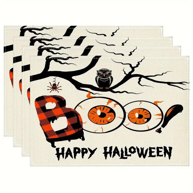 Autumn Pumpkin Halloween Placemat for Kitchen & Dining - Multiple Options Available