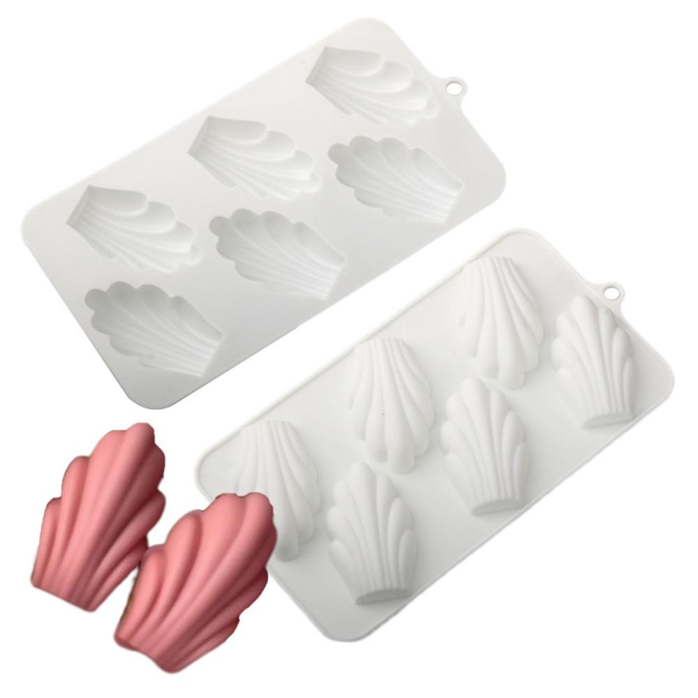 2pcs Silicone Mousse Mould 6 Hole Chocolate Mold Madeleine Cake Mold French Dessert