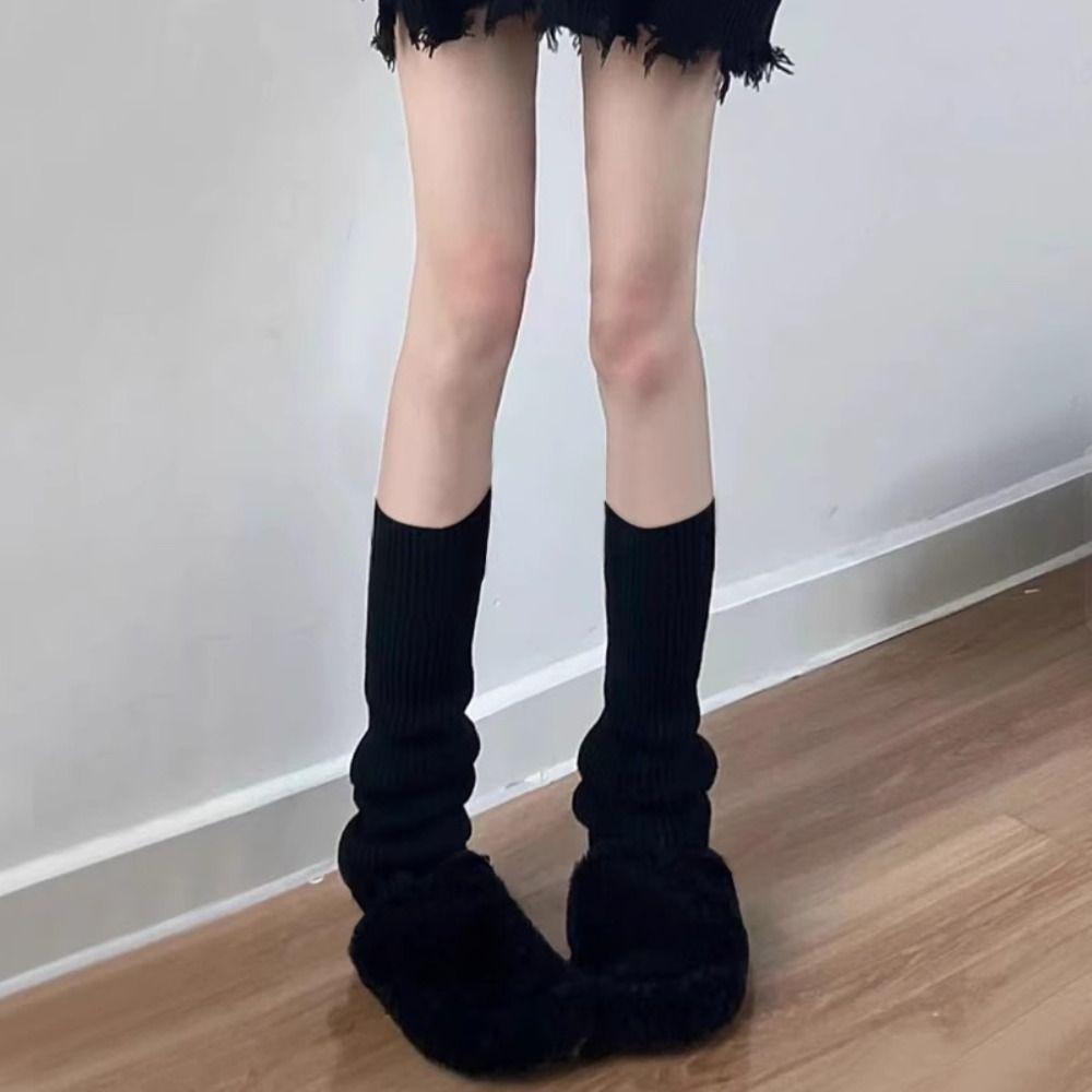 Heap Socks Lolita Leg Warmers Knitted Wool Leg Warmers Knitted Leg Warmers  For Women Ladies