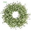 Artificial Garland Wreath: Decorative Faux Flower Ring for Home, Hotel, Wall, or Door