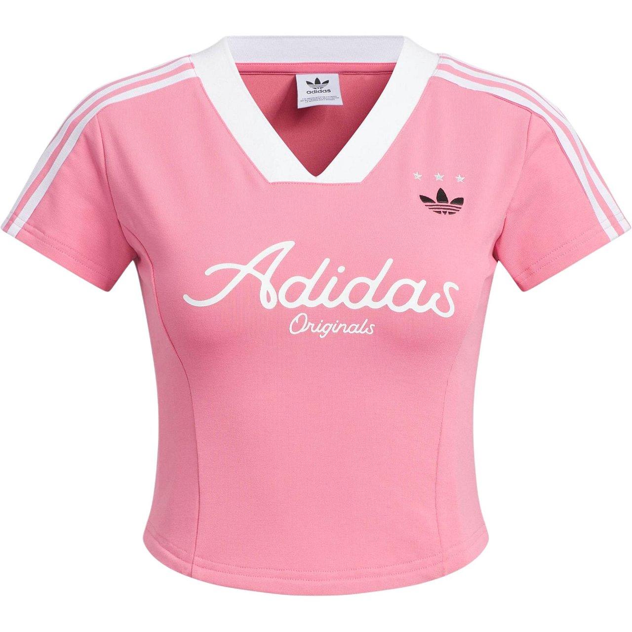 Adidas T Shirt Women s Light Rose Red JD1131 S