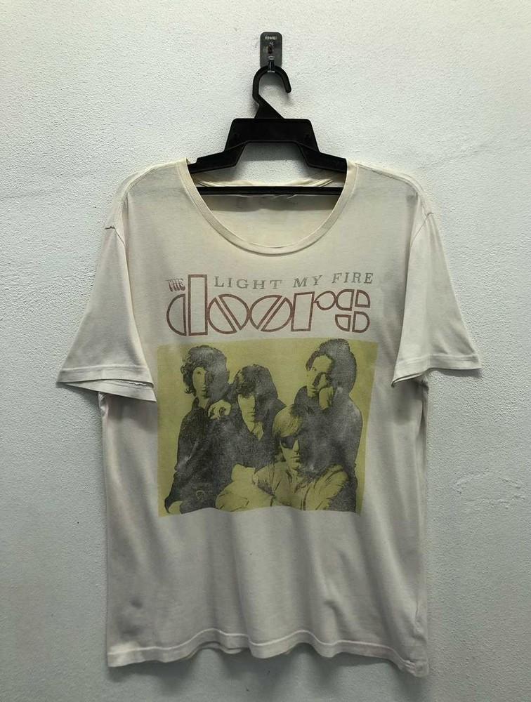 Band Tees Vintage Rock Band The Doors Light My Fire T-Shirt SG352 Unisex T-Shirt M