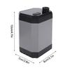 Portable Outdoor Shower USB Rechargeable Digital Display Camping Shower 12000mAh for Camping Hiking Pet Bath Surfing Boat RV Use