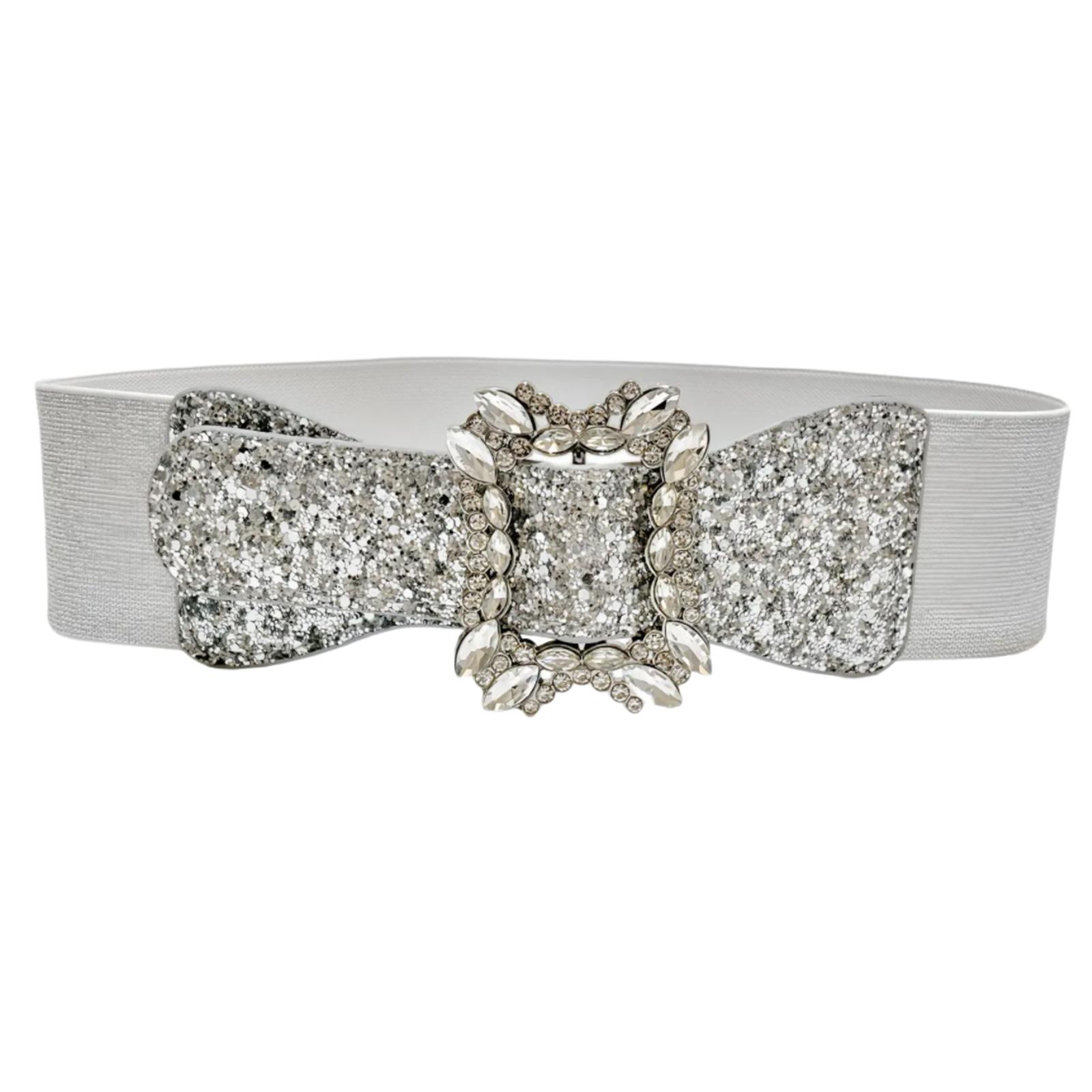 

Блестящий широкий пояс со стразами, пряжка для горячей девушки, блестящий корсет, модный пояс-цепочка на талию под грудь, диско-вечеринка серебряный