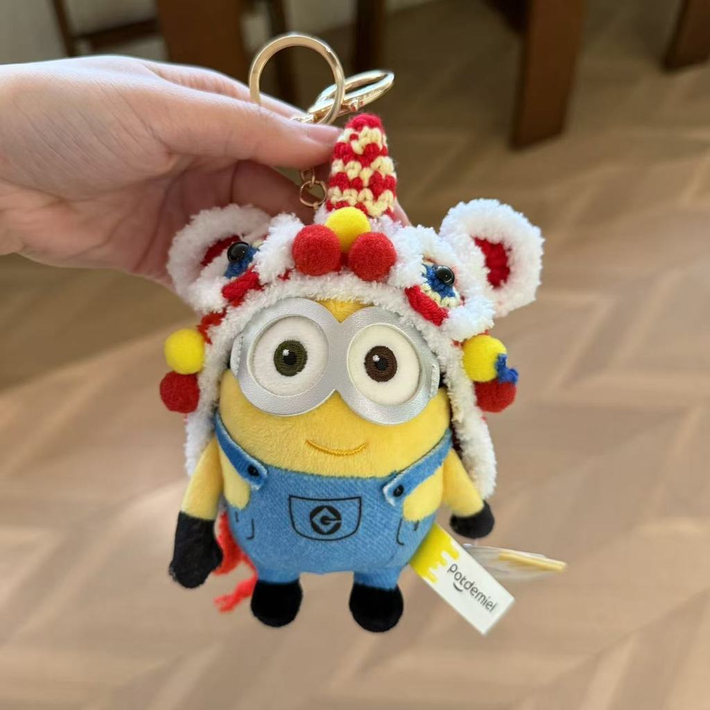 Minions And Monsters Plush Keychain Toy With Cartoon Style For Kids And Collectors