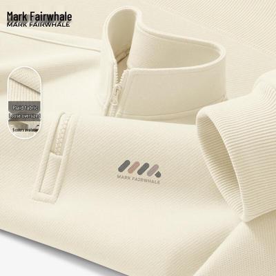 Mark Fairwhale Men's Casual Half-Zip Sweatshirt