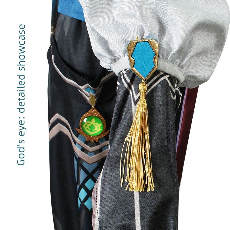 Genshin Impact Kaveh Cosplay Costume for Men, Sumeru Architect Game Anime Clothing, Full Cosplay Set