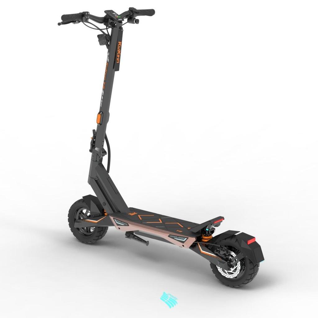 Patinete Eléctrico Kukirin T3 Motor 800W Batería 48V 15.6AH E-Scooter para Adultos Velocidad 45KM/H Autonomía 58KM Carga 120KG Plegable Escooter