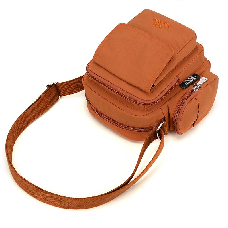 Water-Repellent Multi-Pocket Commuter Mobile Phone Bag Women's Shoulder Crossbody Bag Small Square Bag
