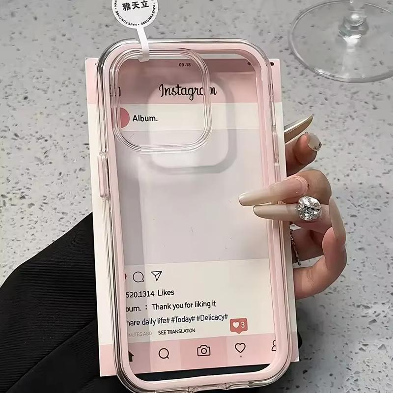 

Роскошный прозрачный чехол-рамка 2-в-1 для iPhone 16 Pro Max 15 14 Plus 13 12 11, противоударный силиконовый защитный чехол iPhone 15 Plus розовый
