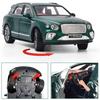 1/24 Bentley Bentayga SUV Alloy Luxy Car Model Diecast Metal Toy Vehicles Car Model Simulation Sound and Light Collection Gift