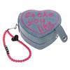 Heart Shaped Jewelry Ring Storage Box Embroidered Jewelry Holder Portable Mini Jewelry Box  Travel