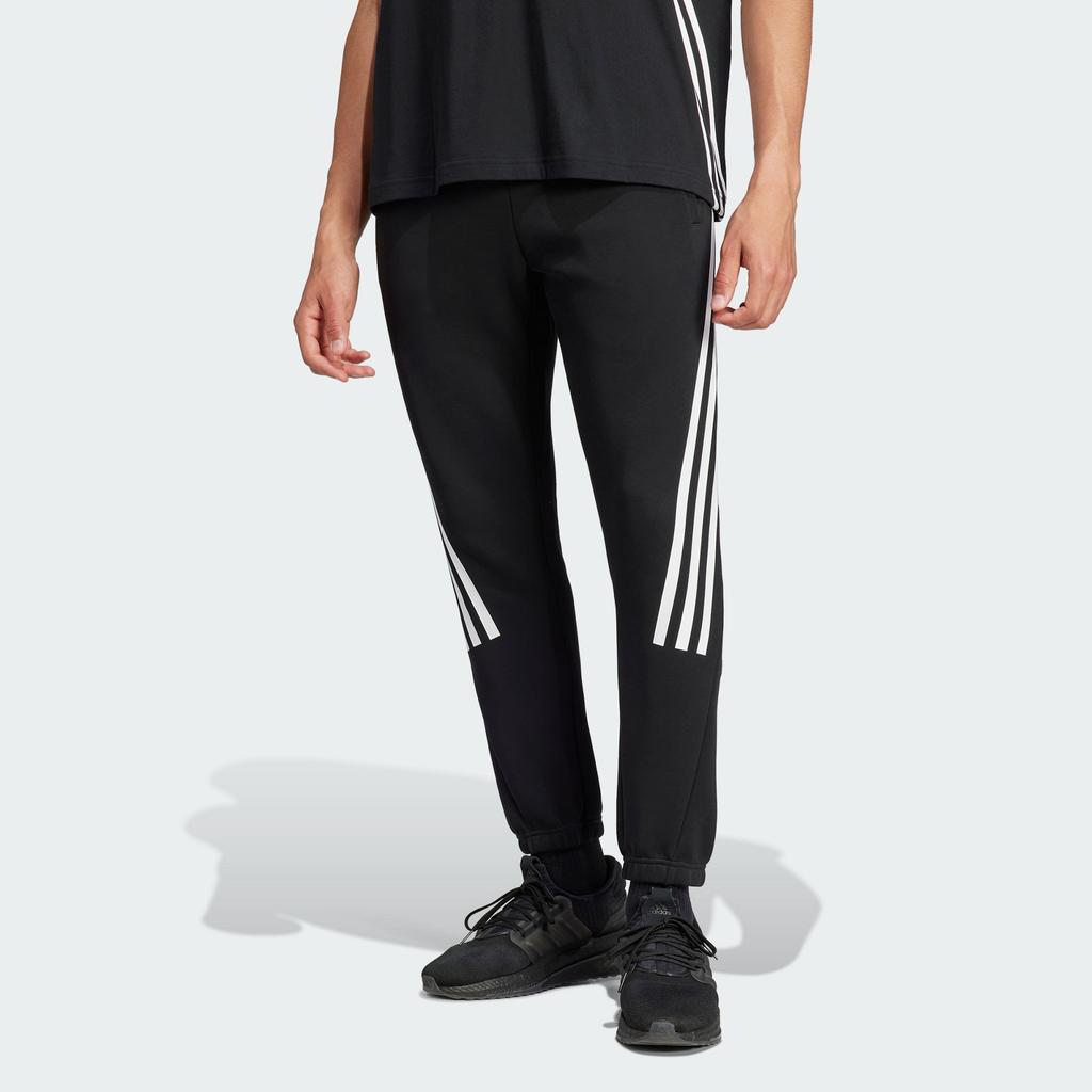 New Adidas Future Icons Tracksuit Bottoms Casual Pants Men's Black IT6347