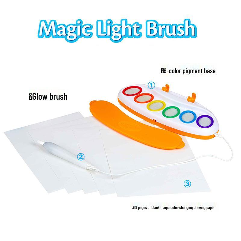 Crayola Magic Reveal Glow Painting Set with Magic Pen (75-7130)